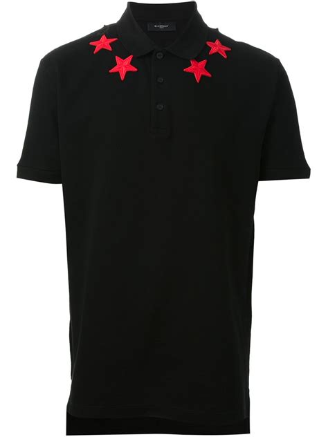 Givenchy Embroidered Star Polo Shirt 